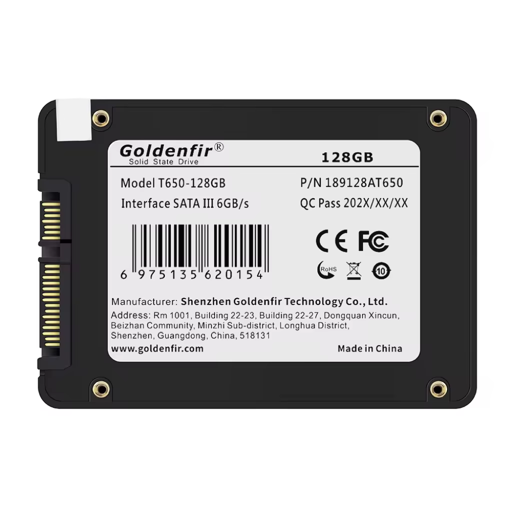 SSD 2.5" – Unidade de Estado Sólido Interna | Capacidades: 120GB, 128GB, 240GB, 256GB, 500GB, 512GB, 1TB