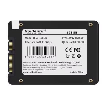 SSD 2.5" – Unidade de Estado Sólido Interna | Capacidades: 120GB, 128GB, 240GB, 256GB, 500GB, 512GB, 1TB